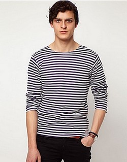 Pruhované námořnické tričko