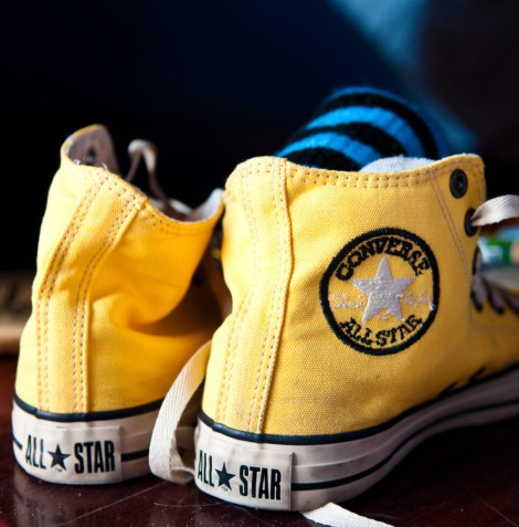 Žluté Converse All Star